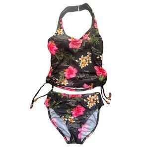Vintage floral tankini from Beach Bay.